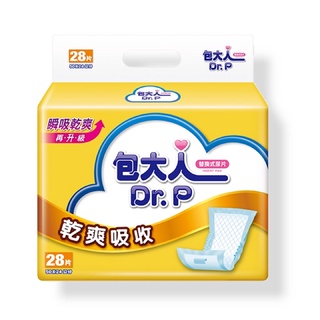 ★箱購免運★ Dr.P包大人 替換式尿片 乾爽吸收型 (50x24cm) 28片/6包/箱