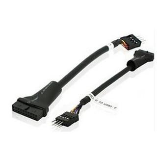USB 2.0 9pin(公)轉USB 3.0 20pin(母) 9P轉20P 主機板轉接線/轉換線/排線
