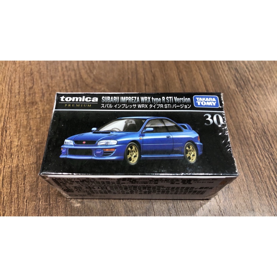 Tomica Premium NO.30  Subaru Impreza WRX type R STi