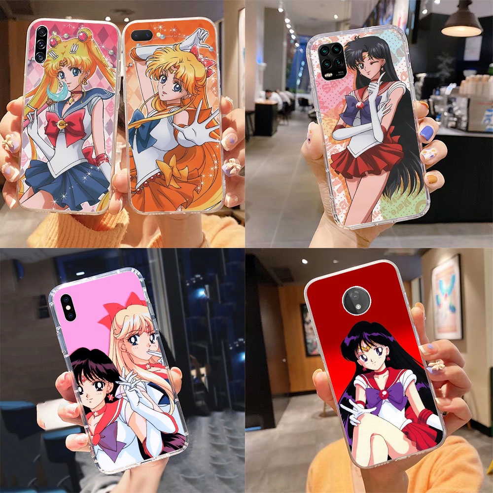 SAMSUNG Kr-100 Sailor Moon Sakura 柔性 TPU 保護殼適用於三星 Galaxy A20