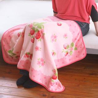 【Hippo喜波家童裝】【特價】日本 Mother Gardenの野草莓系列 珊瑚絨蓋毯/午休毯/寶寶毯