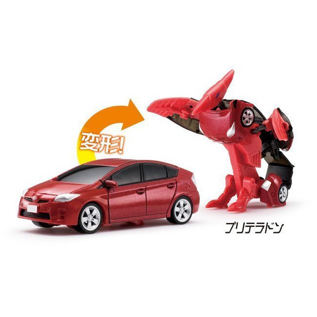日本品牌DIAROBO TOYOTA Prius 紅色 DR-0008 (可完全變形)
