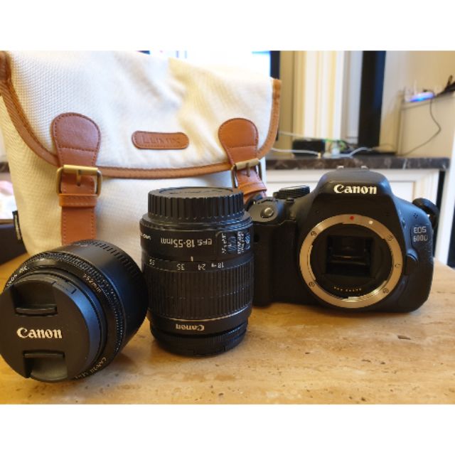 Canon 600D 二手相機+2個鏡頭
