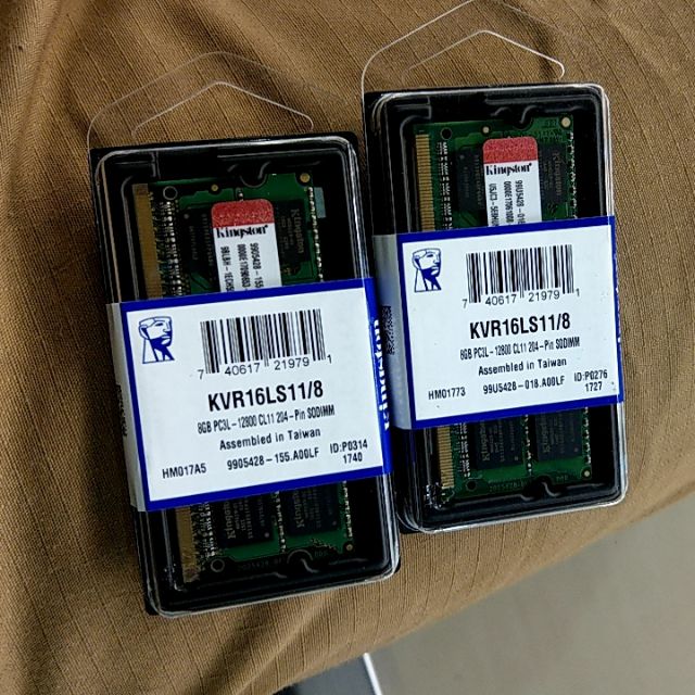 賣金士頓 kingston 筆電用 DDR3 1600 低電壓 8G