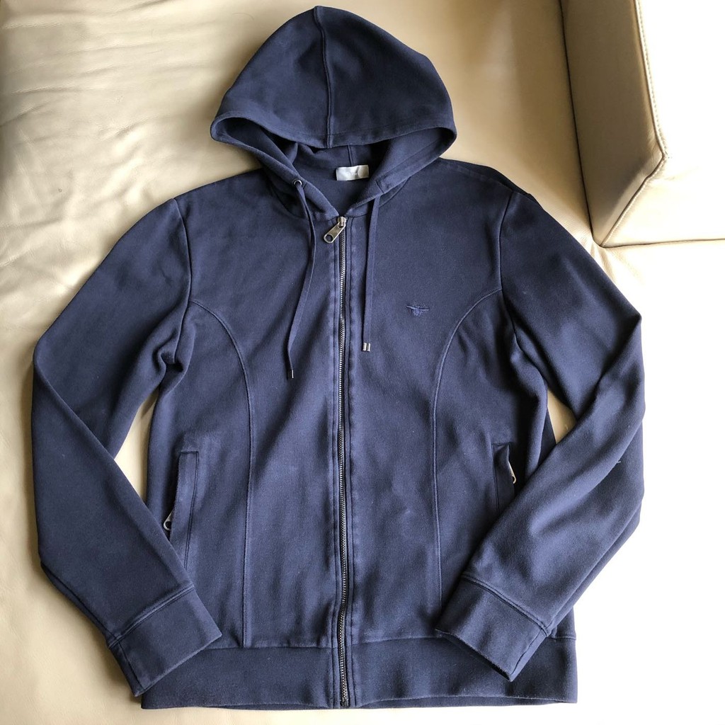 保證正品 Dior homme DH  藍色 藍蜂 棉質 連帽外套 size 50