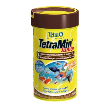 【缺】德彩Tetra Min Junior幼魚成長專用飼料100ml 熱帶魚幼魚適用 1公分左右的幼魚 迅速成長