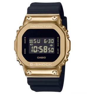 CASIO G-SHOCK 黑金時尚 高調奢華 金屬錶殼 經典 GM-5600G-9