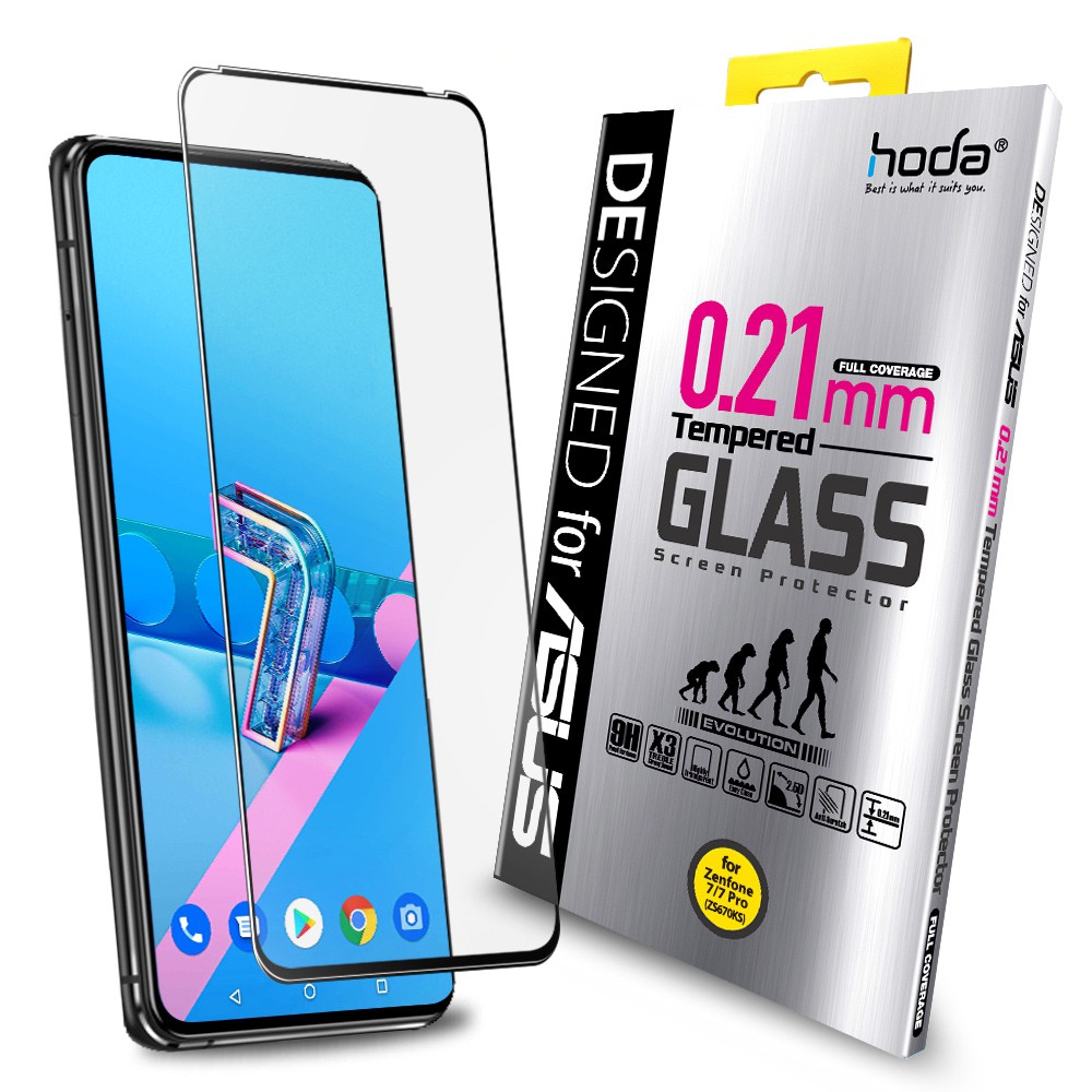 hoda ASUS ZenFone 7/7 Pro (ZS670KS/ZS671KS) 2.5D隱形滿版進化版玻璃保護貼