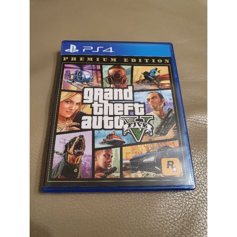 俠盜獵車手5 Gta5 Ps4 遊戲片亞版中文版9成99新無特典僅拆封玩十分鐘 請勿議價 蝦皮購物