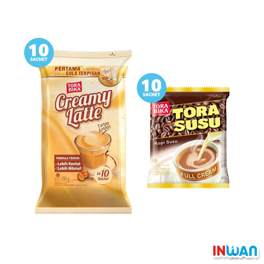 【 印灣 INWAN 】印尼 TORABIKA KOPI SUSU / CREAMY LATTE 三合一 牛奶/拿鐵咖啡