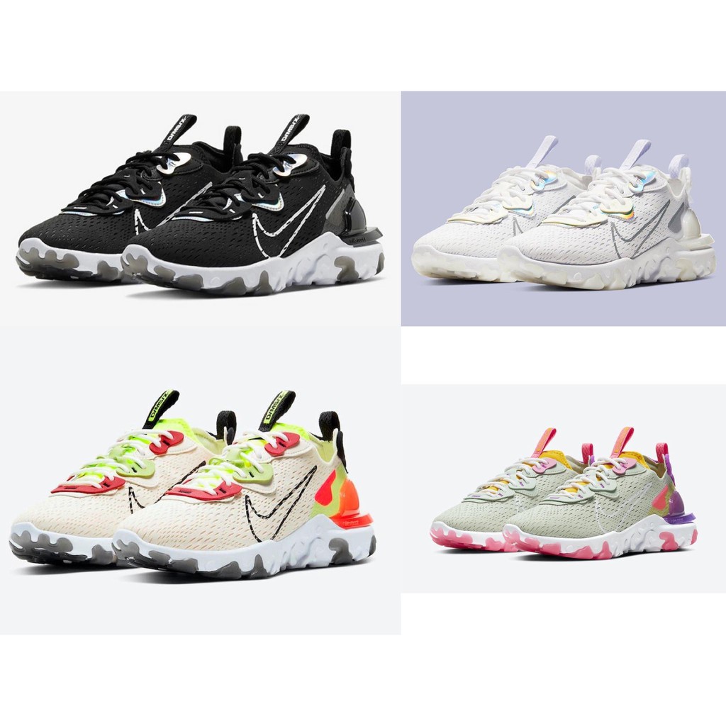 柯拔 Nike React Vision CI7523-300 粉 CW0730-100 白 003 黑 女 慢跑鞋