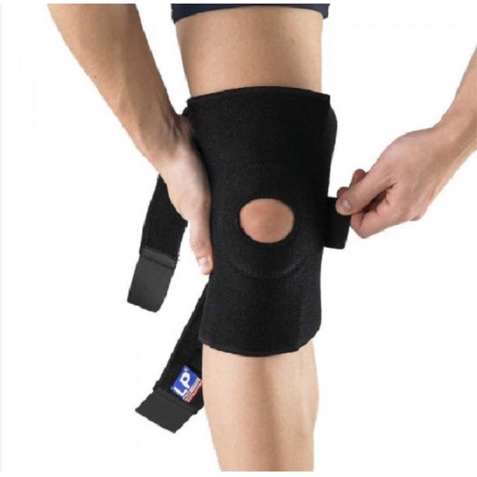 LP SUPPORT 護具 護膝 LP 758 包覆調整型膝部束套 單一尺寸 (1個裝) 運動防護 宏海護具專家