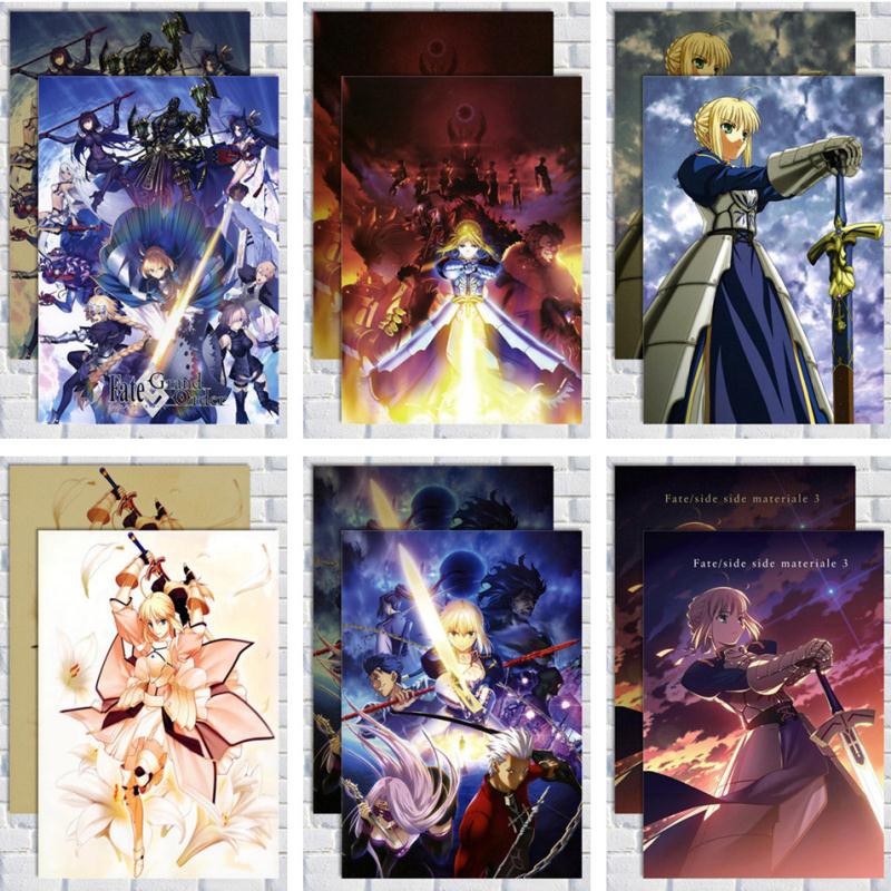 命運之夜海報周邊掛畫壁紙動漫fate Stay Night Zero Saber Lily 蝦皮購物