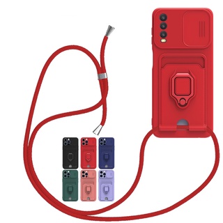 布魯魯 小米 11 Lite 紅米 Note 11 Pro 11S, 手機殼 軟矽膠保護套帶指環掛繩保護套
