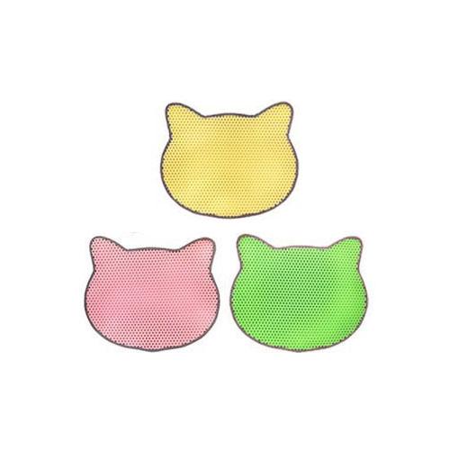 日本貓砂樂園《雙層貓砂墊》黃/綠/粉 三色可選/貓砂墊『WANG』
