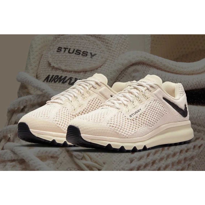 Limit精品✔️ Stussy × Nike Air Max 2013  Fossil、Black、Pink 球鞋