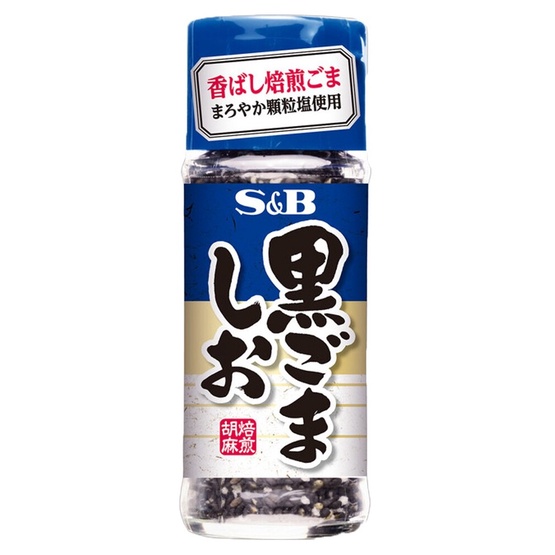 【愛零食】S&amp;B 黑芝麻鹽 芝麻鹽 35g