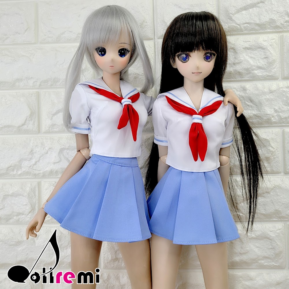 Dollremi◆1/3 短袖淺藍制服套裝 DD Smart Doll◇現貨◆MonJouJou代理