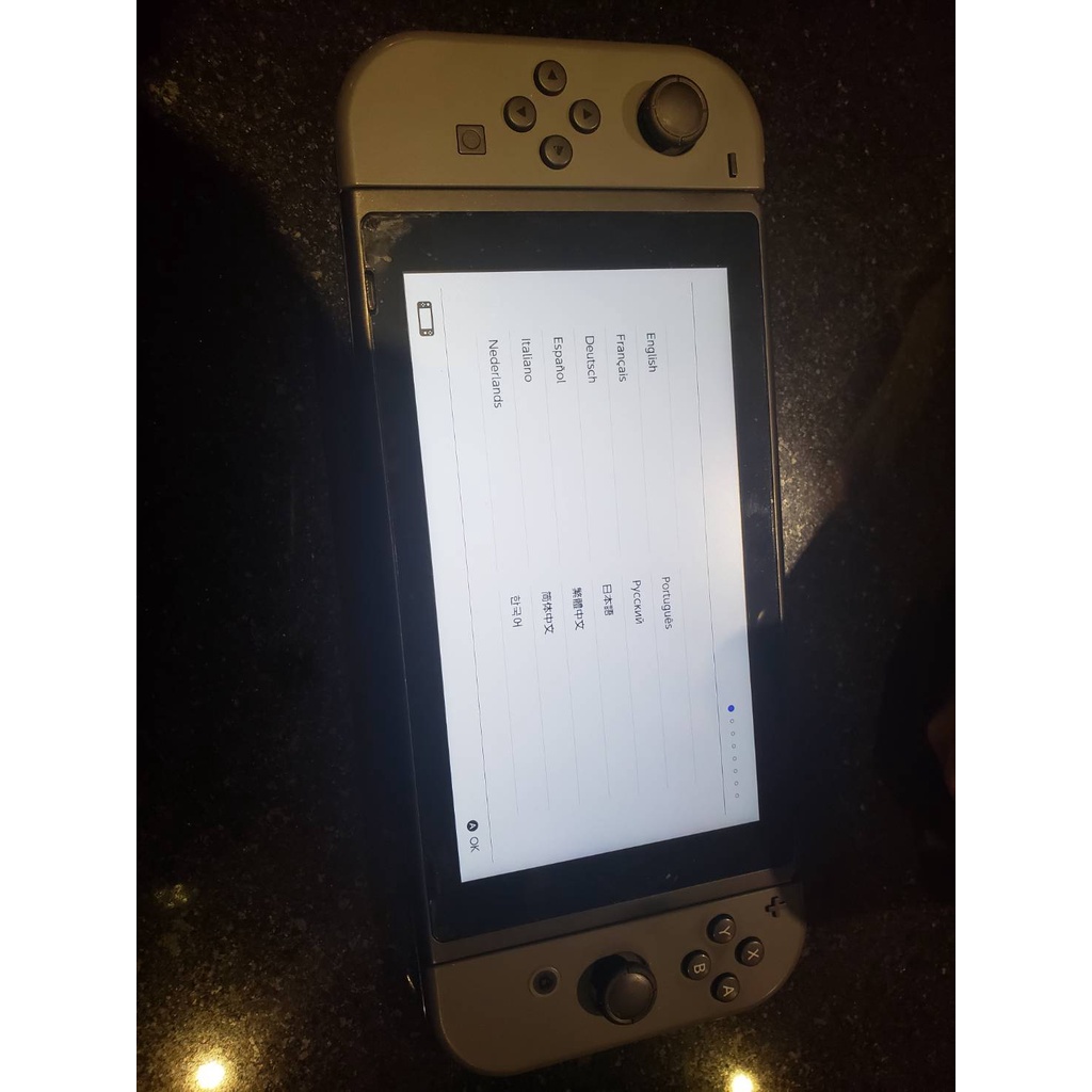 NS二手 - Nintendo Switch 二手 灰黑主機  已過保附 保護殼