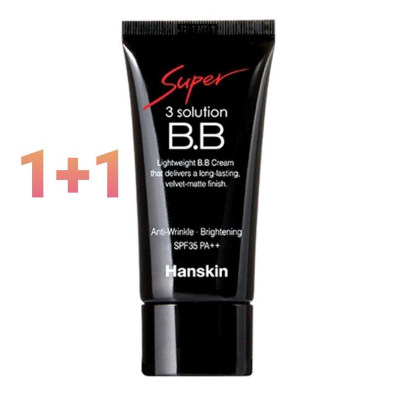 韓國HANSKIN超級3效遮瑕霜 BB霜 SPF35 PA++ 30ml 1+1 特價