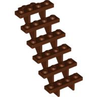 【小荳樂高】LEGO 紅棕色 7x4x6 樓梯/階梯 Stairs 30134 4277751