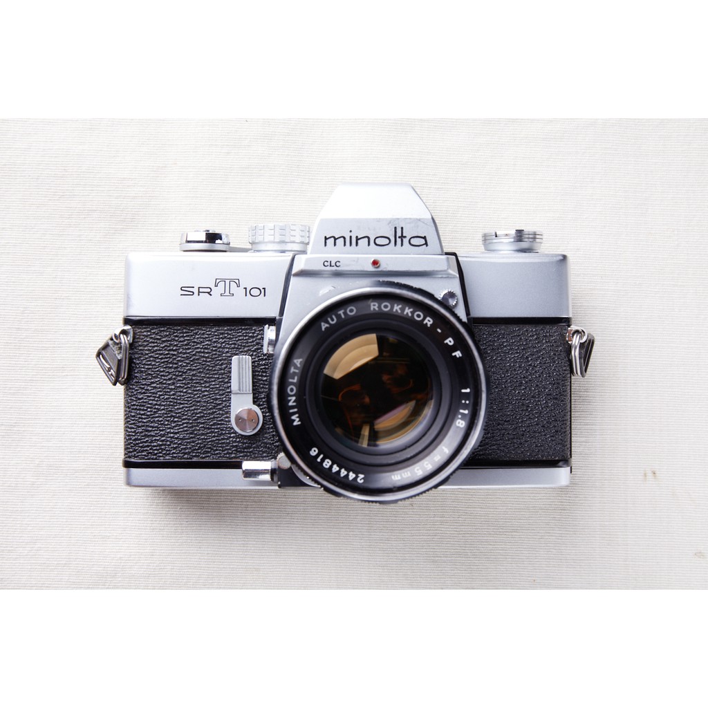 Minolta SRT 101 35mm Camera Body, Chrome (Version 1B With