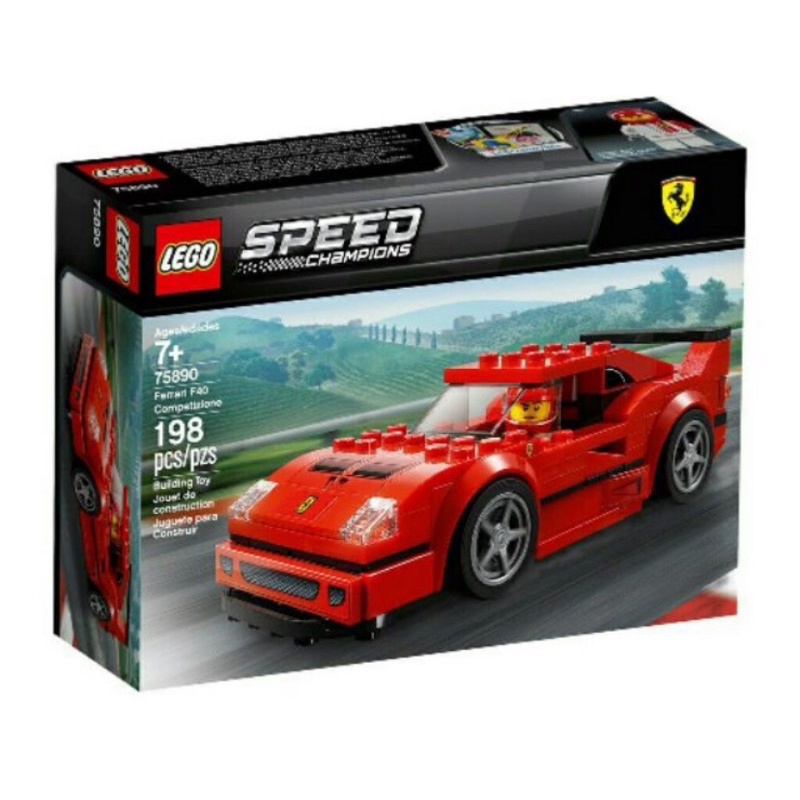 大安區可面交 全新未拆 盒況如圖 現貨 正版 LEGO 75890 法拉利 F40 SPEED系列