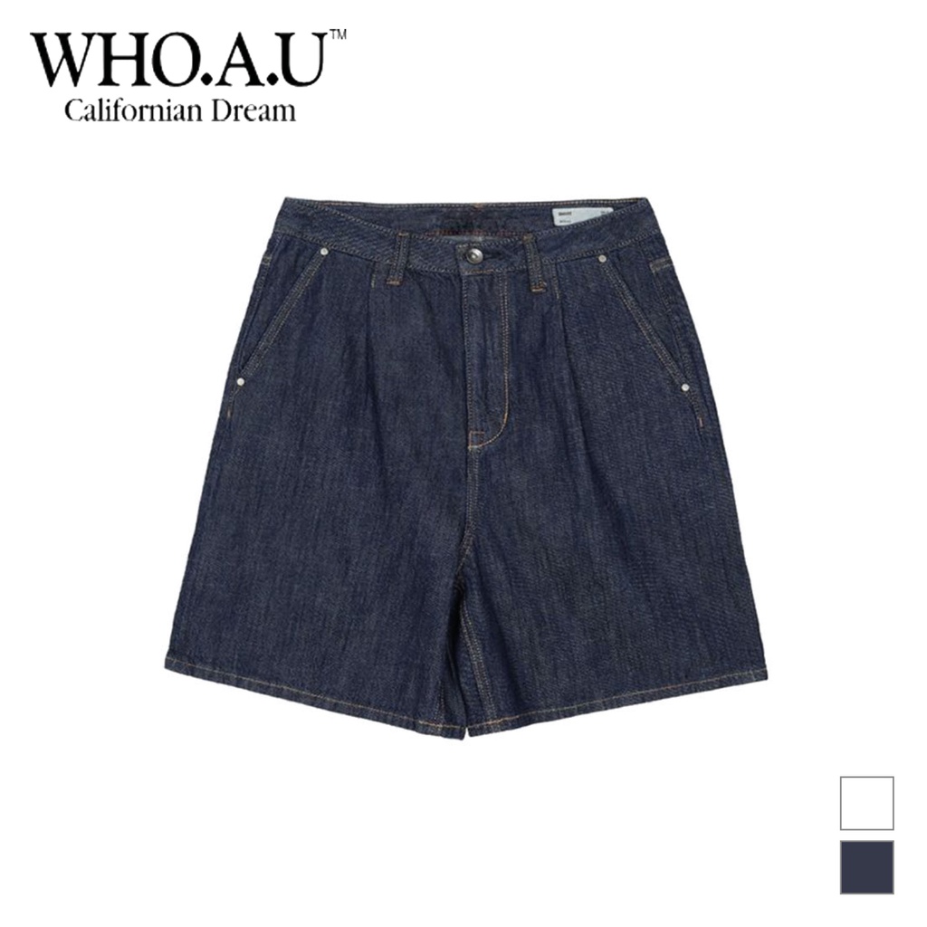 [WHO.A.U] 女款亞麻牛仔短褲 WHTJC2533F