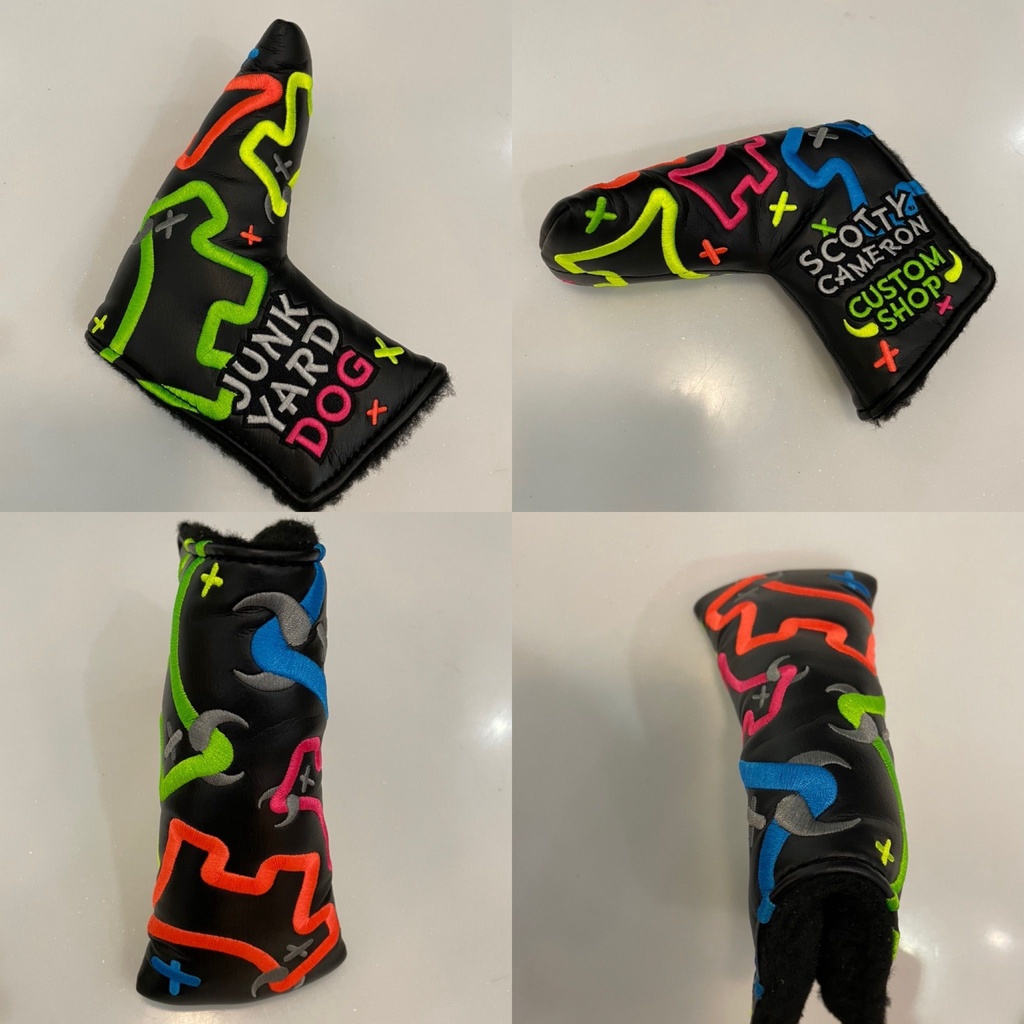 Scotty Cameron Neon JYD headcover - 卡麥隆狗狗推桿套