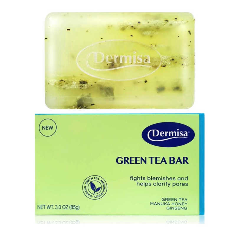 dermisa 綠茶清爽粉刺淨膚皂 淡斑皂同品牌 女生男生皆可使用