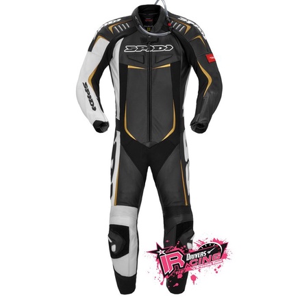 ♚賽車手的試衣間♚Spidi® Track Wind Pro Leather Suit 1PC B/G 連身 防摔皮衣