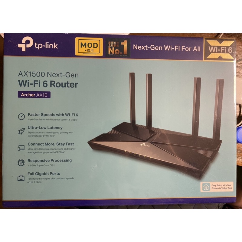 Tp link ax1500 Archer ax10 Wifi6 路由器 分享器