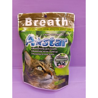 🎀小福袋🎀A Star Bones《原味口味 15g*6入》 美國 貓專用 星星型薄荷潔牙骨/潔牙片貓零食