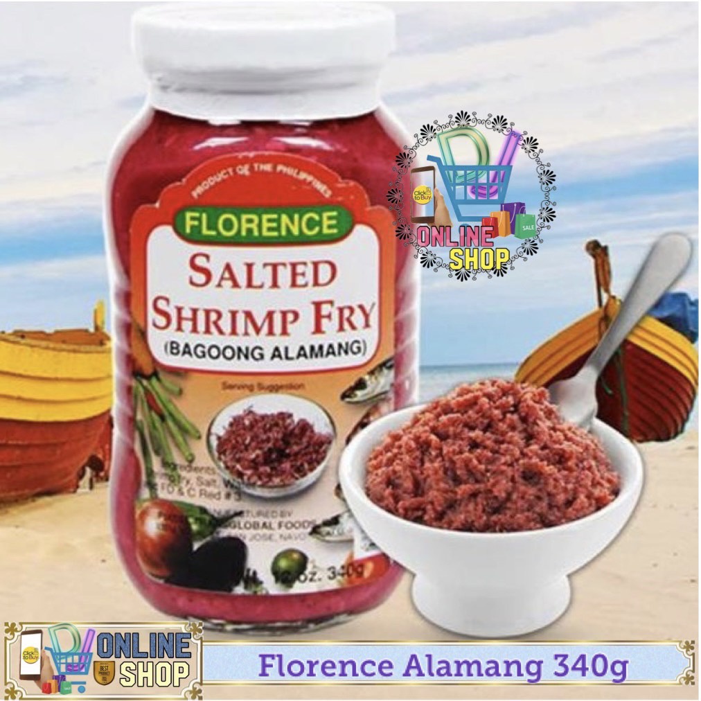 菲律賓 Florence Salted Shrimp Fry(Bagoong Alamang)蝦醬340g