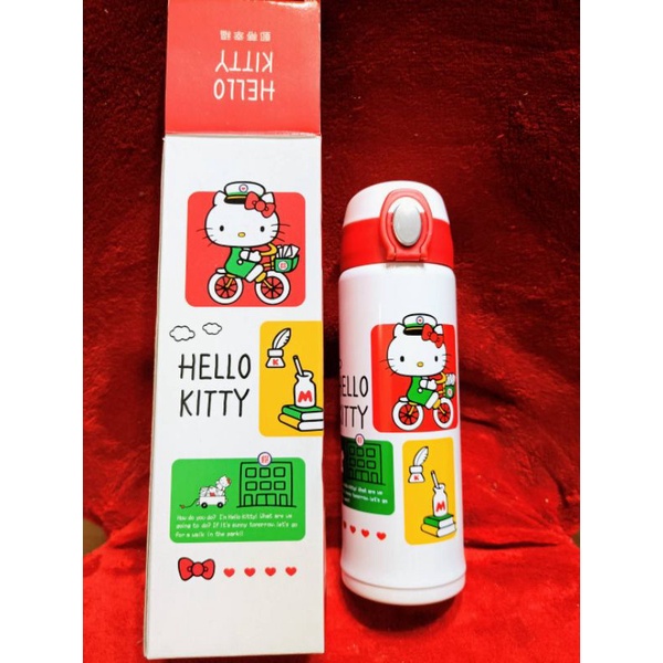 中華郵政 X Hello Kitty 幸福保溫瓶（彈蓋）