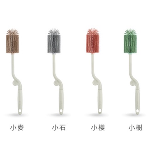 【領卷享優惠】Simba小獅王辛巴 超柔無垢白金矽膠旋轉奶瓶刷/奶嘴刷