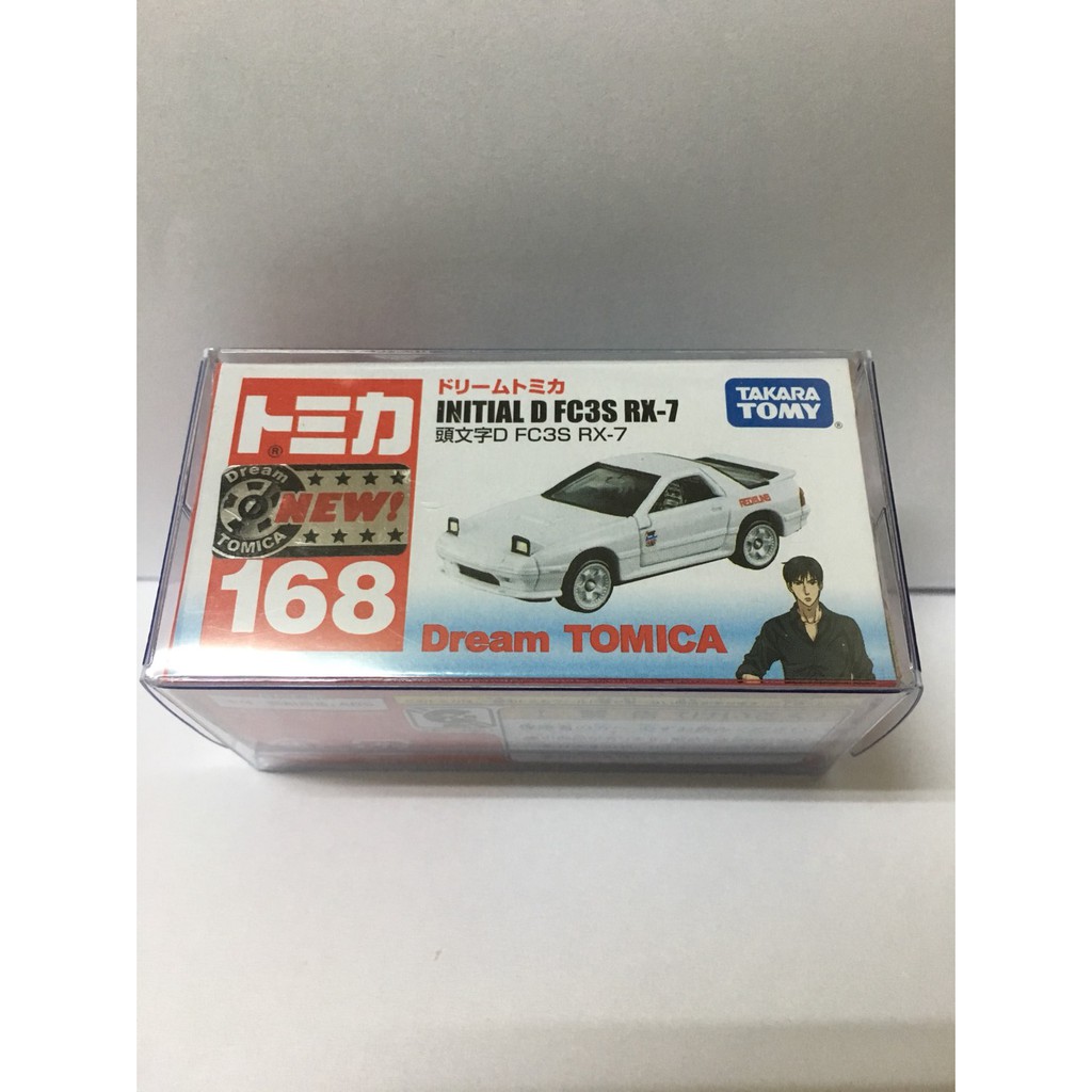 Tomica 頭文字D FC3S RX-7 NO.168 (車貼)贈膠盒