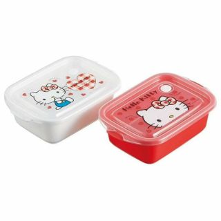 【在台現貨】琪的便當小物-Hello kitty /宮崎駿 魔女宅急便 Kiki（兩入保鮮盒 便當盒 水果盒 零食盒）