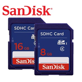 【相機卡】原廠 SanDisk SD/SDHC 8GB 16GB C4 記憶卡