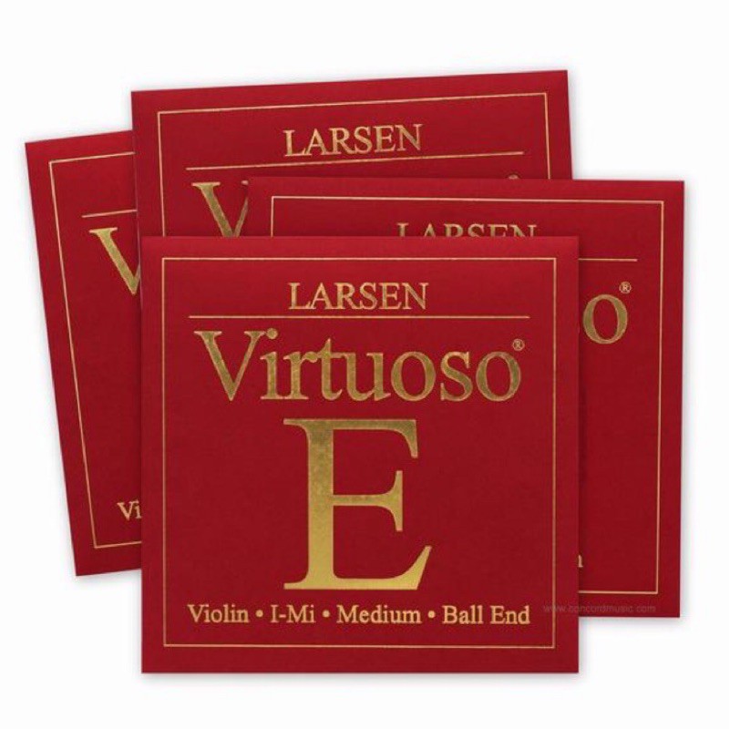 【筌曜樂器】公司貨 丹麥 Larsen virtuoso 小提琴套弦 小提琴弦 提琴弦 紅色VIRTUOSO 另有中提弦