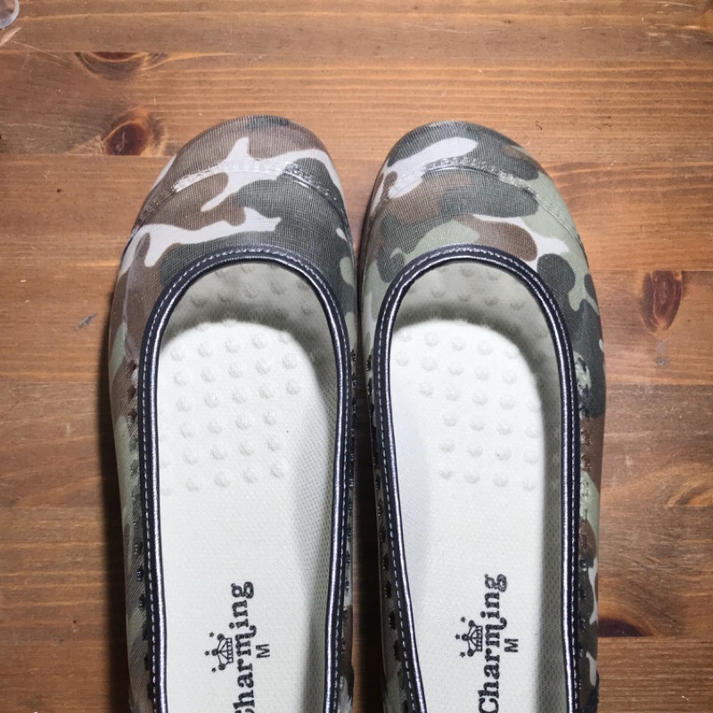 應援雨天超特價！日本charming迷彩雨鞋。全新