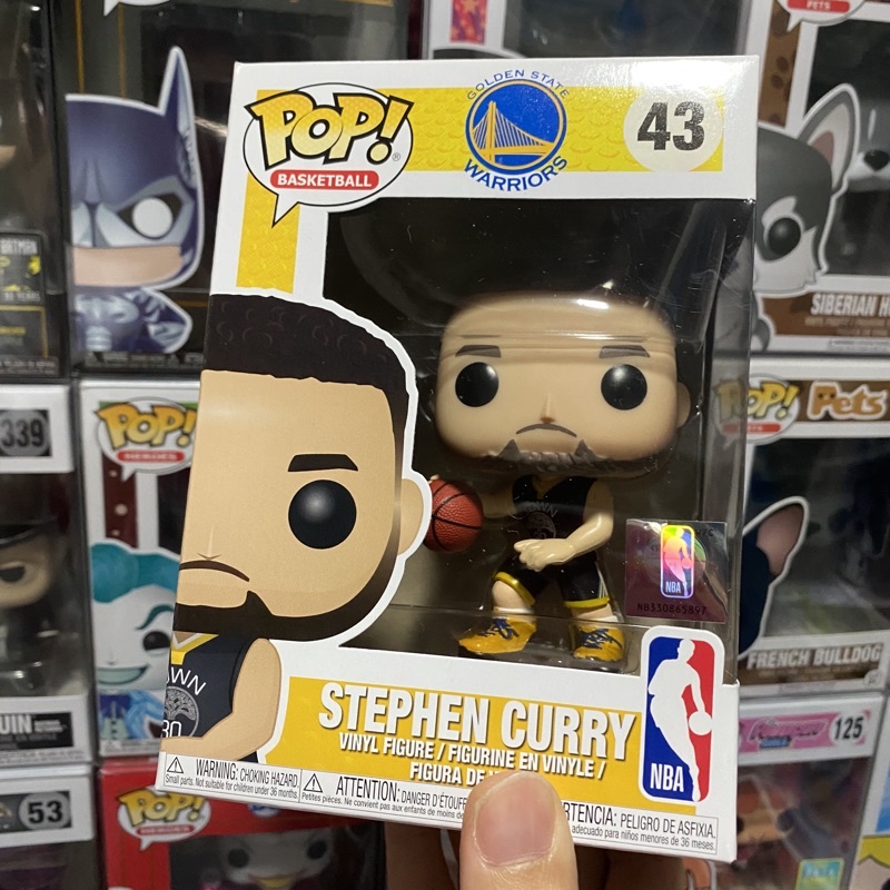 [李大] 正版現貨 Funko POP NBA 金州勇士 Curry 城市版 Curry #43