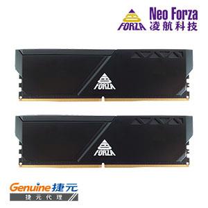 Neo Forza 凌航 TRINITY DDR5 6400 32G(16G*2)電競超頻記憶體(黑色)CL40