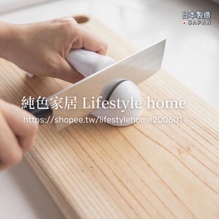 日本製 白色陶瓷磨刀器 純白磨刀器 磨刀石 白色手動磨刀 研磨器 磨刀機