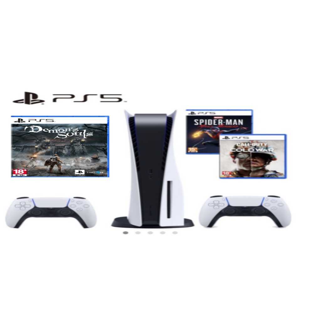 (全新現貨)PS5 ps5現貨PlayStation 5 遊戲主機新年禮包 搭遊戲片及手把套組