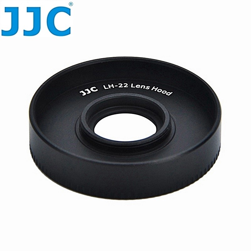我愛買#JJC副廠Canon遮光罩ES-22螺牙遮陽罩ES22太陽罩適EFM 28mm F3.5Macro IS STM