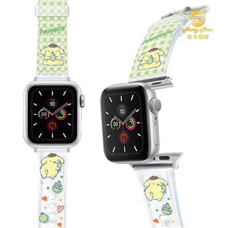【Hong Man】三麗鷗 布丁狗 Apple Watch PVC 果凍透明錶帶｜PN 香濃哈蜜瓜