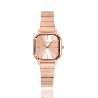 BREDA 美國設計師品牌女錶 | Esther系列 復古方形手錶 - 玫瑰金 1735D