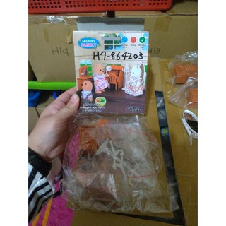 (現貨)(美諾玩具) H07 動物松鼠家族 類似森林家族 傢俱模型
