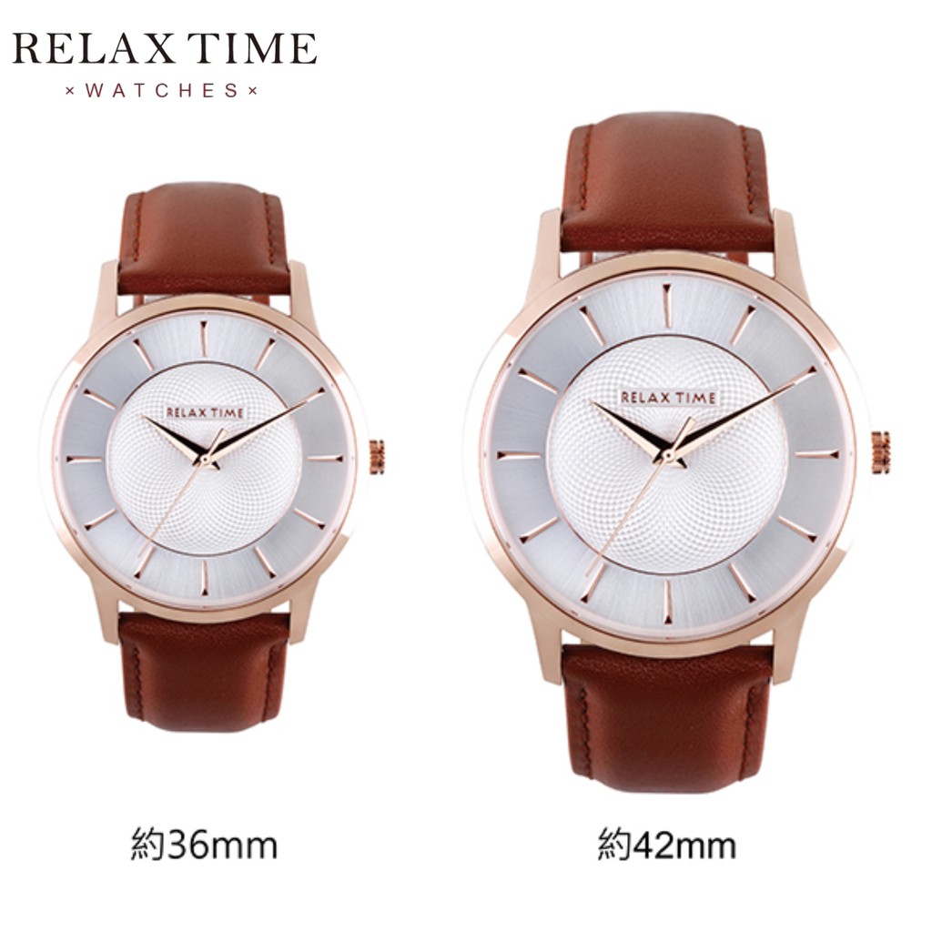 大台中時計relax Time Classic 經典系列對錶 Rt 1ｍ Rt 1l 玫x白 42 36m 蝦皮購物